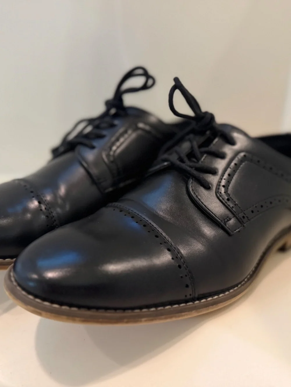 BOYS Size 6 Stacy Adam’s Dickinsons Black Dress Shoe